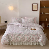 Blossom Floral Bedding Set - White Pink